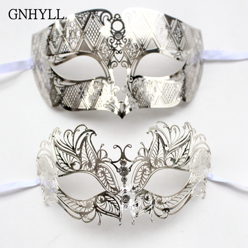 GNHYLL Metal Filigree Rhinestone Venetian Masquerade Couple Mask Pair Ball Event Wedding Party Mask Lot Costume MEN WOMEN
GNHYLL Metal Filigree Rhinestone Venetian Masquerade Couple Mask Pair Ball Event Wedding Party Mask Lot Costume MEN WOMEN