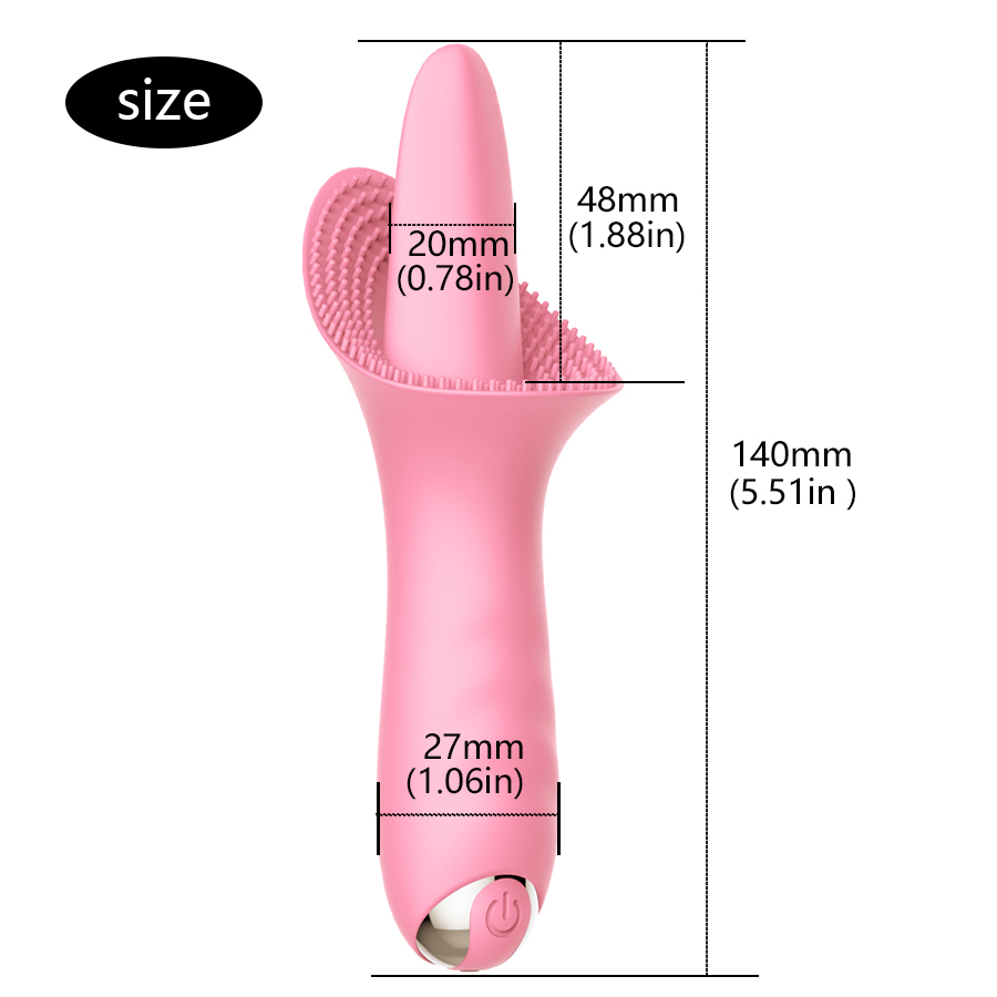 HWOK Tongue Lick Dildo Vibrators for Women Oral Massage G Point Clit Female Adult Sex Toy Stimulator Vagina Erotic Masturbator Y191228