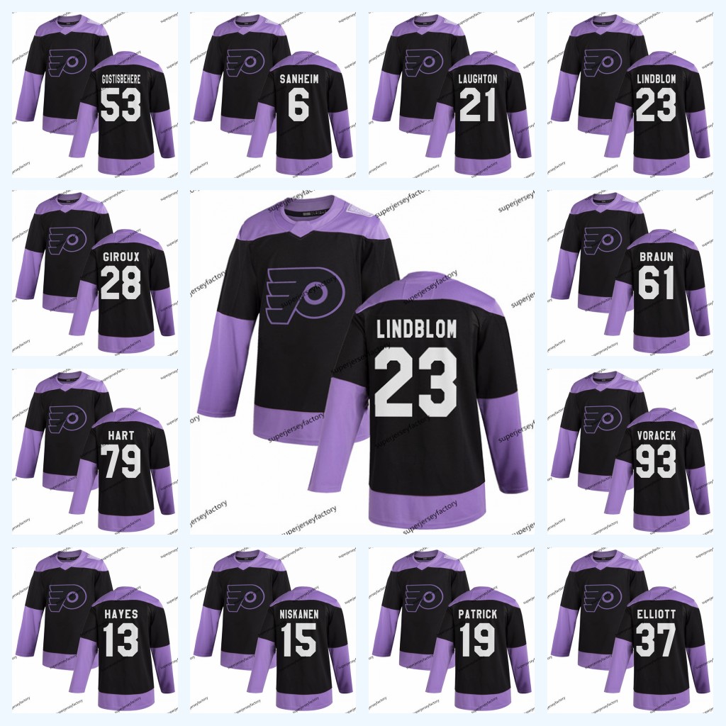 23 Oskar Lindblom Philadelphia Flyers Fights Cancer Jersey Carter Hart Shayne Gostisbehere Travis Sanheim Travis Konecny Justin Braun, Black;red
23 Oskar Lindblom Philadelphia Flyers Fights Cancer Jersey Carter Hart Shayne Gostisbehere Travis Sanheim Travis Konecny Justin Braun, Black;red