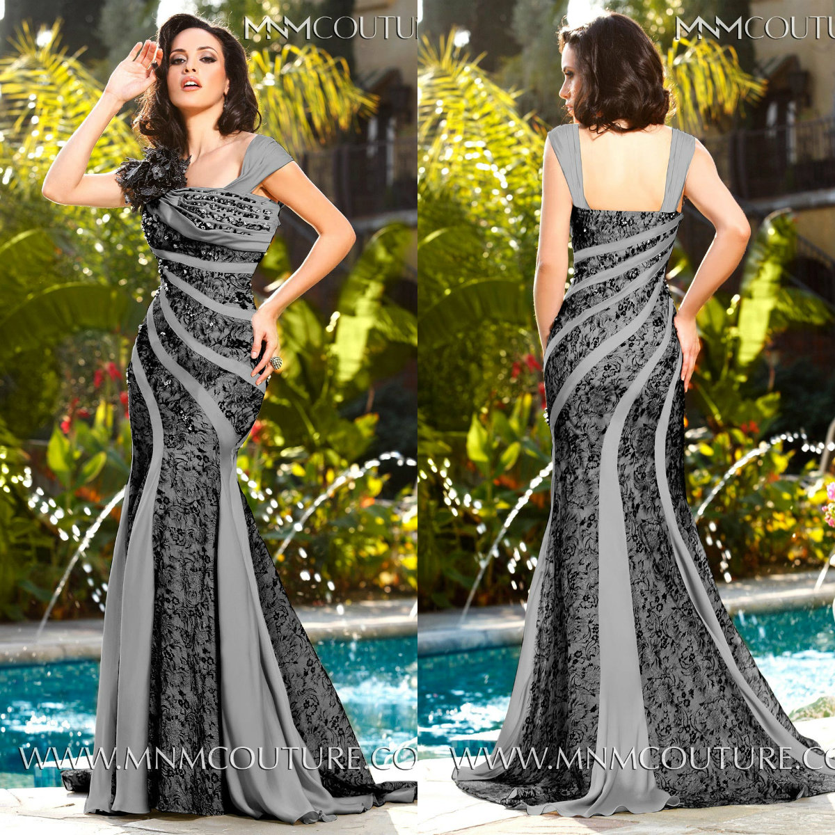 2020 Black and Grey Mermaid Prom Dresses Lace Appliqued Square Neck Slim Fit Evening Gowns Sweep Train Formal Party Dress, Beige
2020 Black and Grey Mermaid Prom Dresses Lace Appliqued Square Neck Slim Fit Evening Gowns Sweep Train Formal Party Dress, Beige