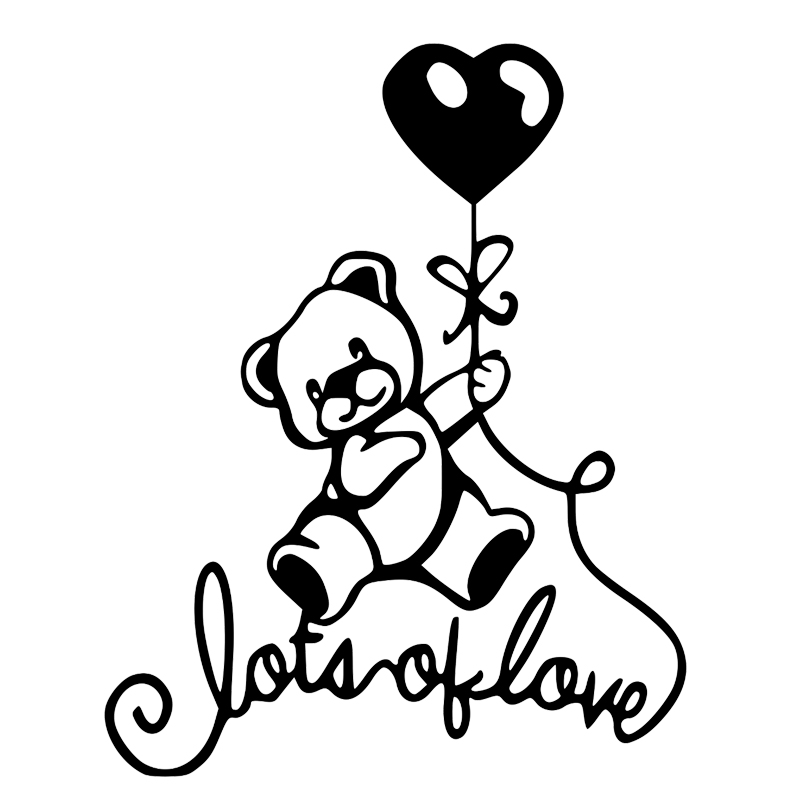 16*12.7cm Lots of Love Bear Funny Car Window Bumper Novelty JDM Drift Vinyl Decal Sticker, Color
16*12.7cm Lots of Love Bear Funny Car Window Bumper Novelty JDM Drift Vinyl Decal Sticker, Color