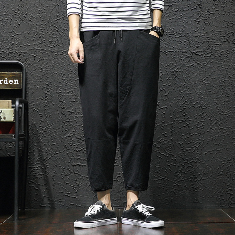 ashion breathing Pant Men's Casual Pants Cotton Hip Hop Ankle-Length Men Pencil Pants Black Fashion Casual Trousers Male New Hot
ashion breathing Pant Men's Casual Pants Cotton Hip Hop Ankle-Length Men Pencil Pants Black Fashion Casual Trousers Male New Hot