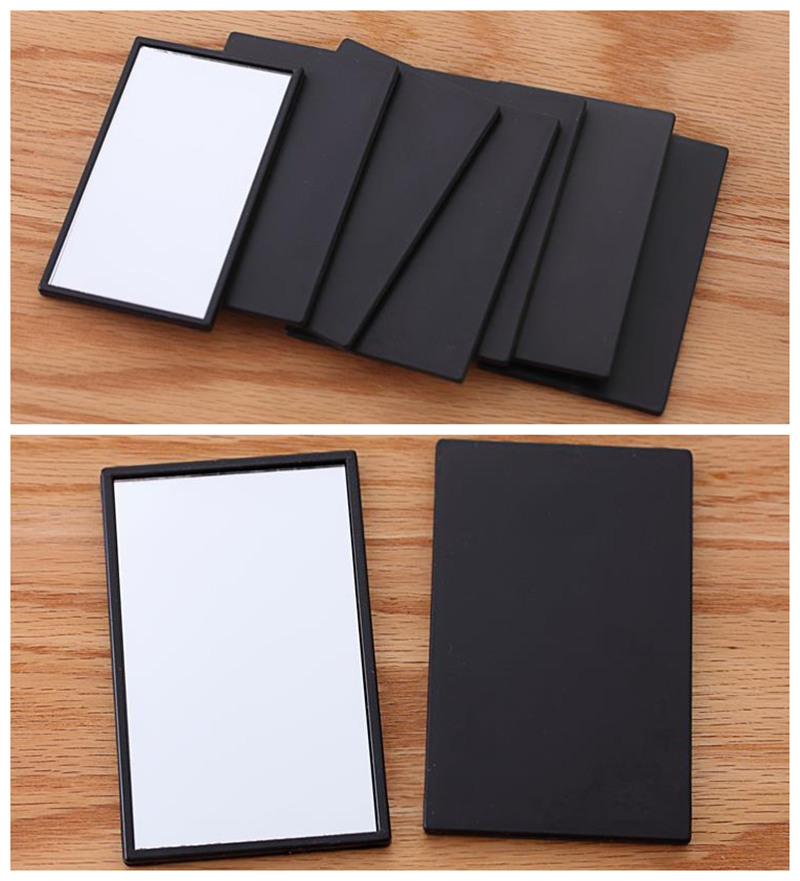 Travel Makeup Mirror Pocket Portable Rectangular Mirror Makeup Compact Portable Pocket Mirror Espejo De Bolsillo Portatil Compacto