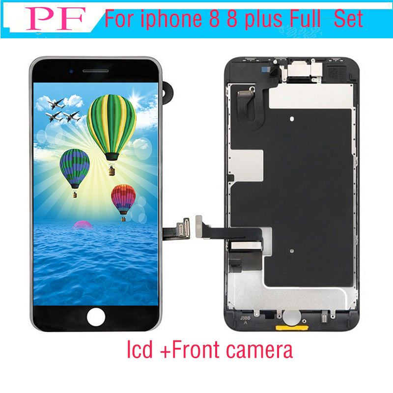 Grade A+++ LCD For iPhone 8 8 Plus OEM Display Full Set Digitizer Assembly 3D Touch Screen Replacement with Front Camera+Earpiece Speaker
Grade A+++ LCD For iPhone 8 8 Plus OEM Display Full Set Digitizer Assembly 3D Touch Screen Replacement with Front Camera+Earpiece Speaker