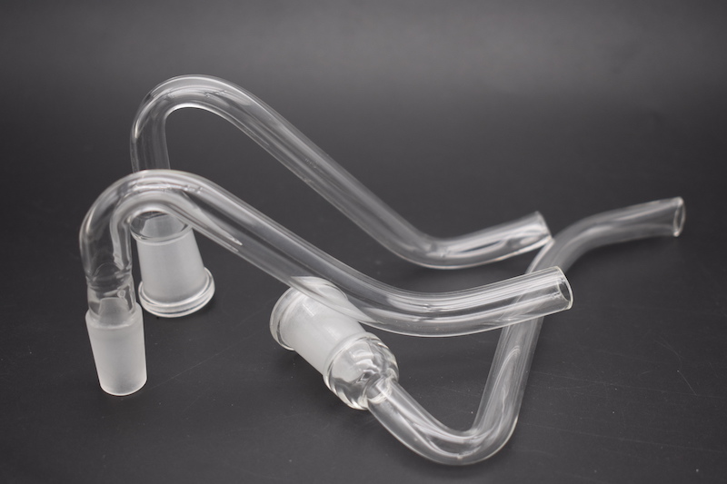 Glass J-Hook Adapter 14mm 18mm Creative style J hooks male Female glass pipe joint size 14.4mm 18.8mm Adapter bowl free shipping