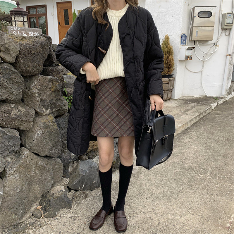 Alien Kitty 2020 Winter Thicken Oversize New Brief Horn-Buttons All-Match Fresh Warm Tops High Quality Outwear Casual Loose Coat, Black
Alien Kitty 2020 Winter Thicken Oversize New Brief Horn-Buttons All-Match Fresh Warm Tops High Quality Outwear Casual Loose Coat, Black