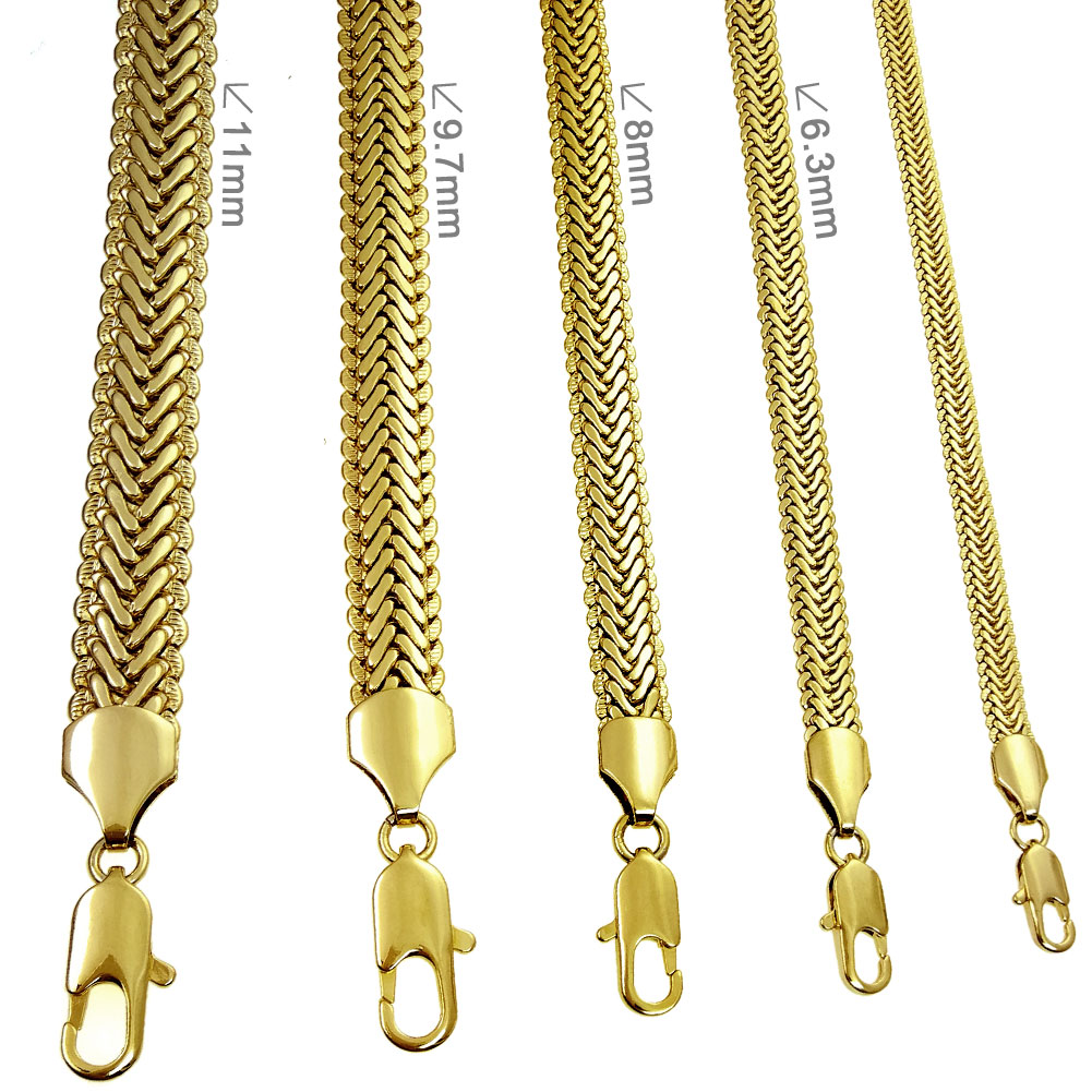 18K 18CT Yellow Gold GF Mens Vacuum coating Snake Chain Necklace N364 Full size abvailable
18K 18CT Yellow Gold GF Mens Vacuum coating Snake Chain Necklace N364 Full size abvailable