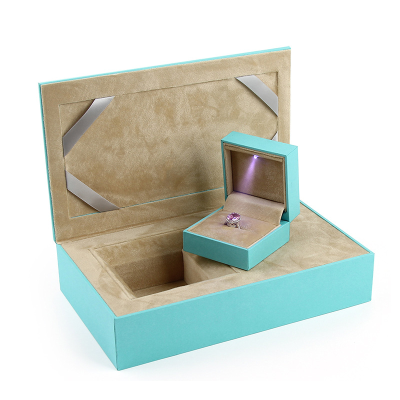 New Style Design Ring Gift Packing Box Jewelry Organizer Display Storage Case For Rings Wedding Propose
New Style Design Ring Gift Packing Box Jewelry Organizer Display Storage Case For Rings Wedding Propose