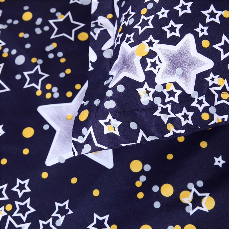 Blue Star Bedding Sets Single Double Twin/Queen 2pcs/3pcs Bedclothes Bed Linen Duvet Cover Set No Sheet No Filling