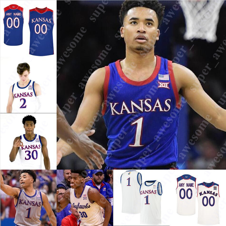 Kansas Jayhawks Basketball Jersey Devon Dotson Udoka Azubuike Ochai Agbaji Marcus Garrett Isaiah Moss David McCormack Michael Jankovich, Blue
Kansas Jayhawks Basketball Jersey Devon Dotson Udoka Azubuike Ochai Agbaji Marcus Garrett Isaiah Moss David McCormack Michael Jankovich, Blue