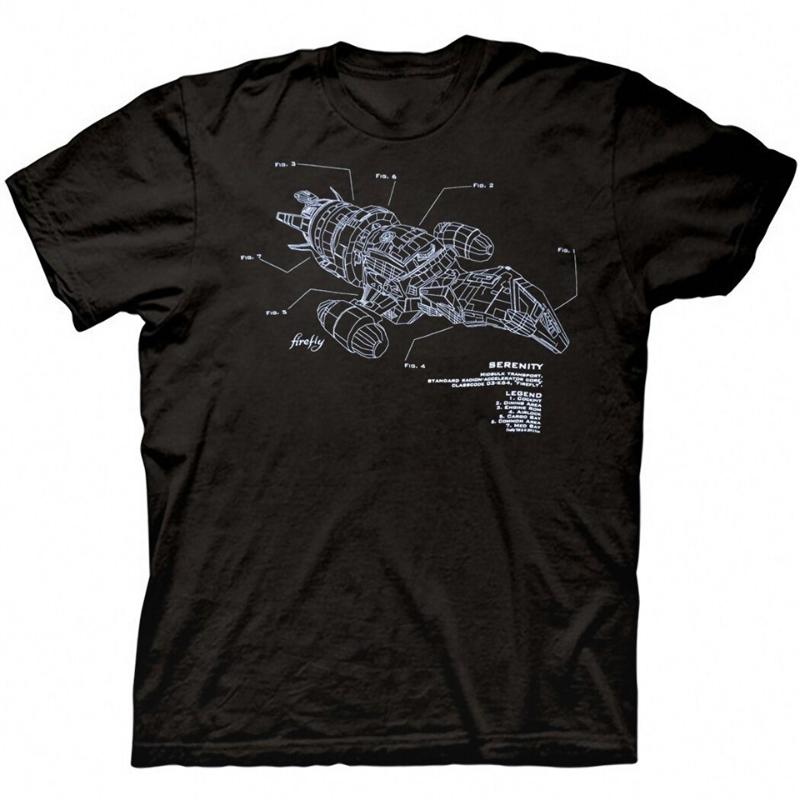 Firefly Serenity Diagram T-Shirt Tops Tee Shirt More Size And Colors, Women white 
Firefly Serenity Diagram T-Shirt Tops Tee Shirt More Size And Colors, Women white