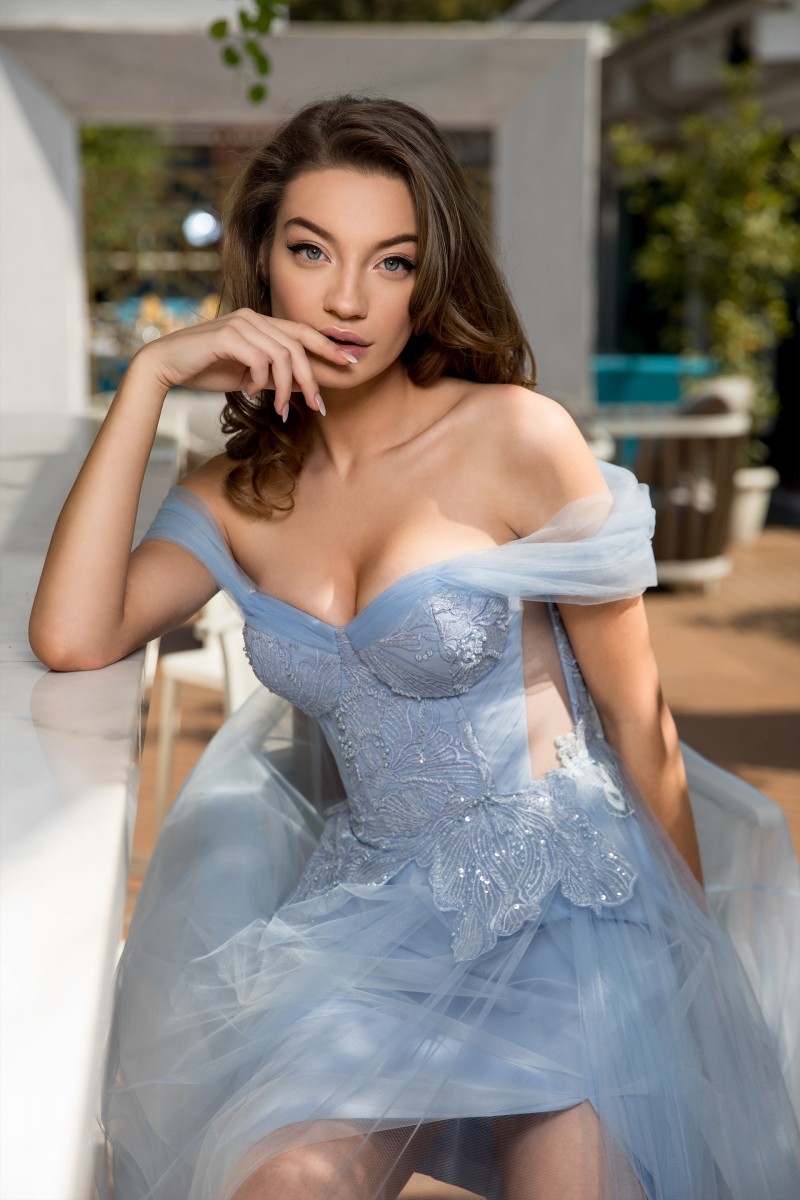 Light Sky Blue Beach Prom Dresses Off Shoulder Lace Appliques Sequins Side Split Plus Size Evening Gowns Abendkleider robes de soirée