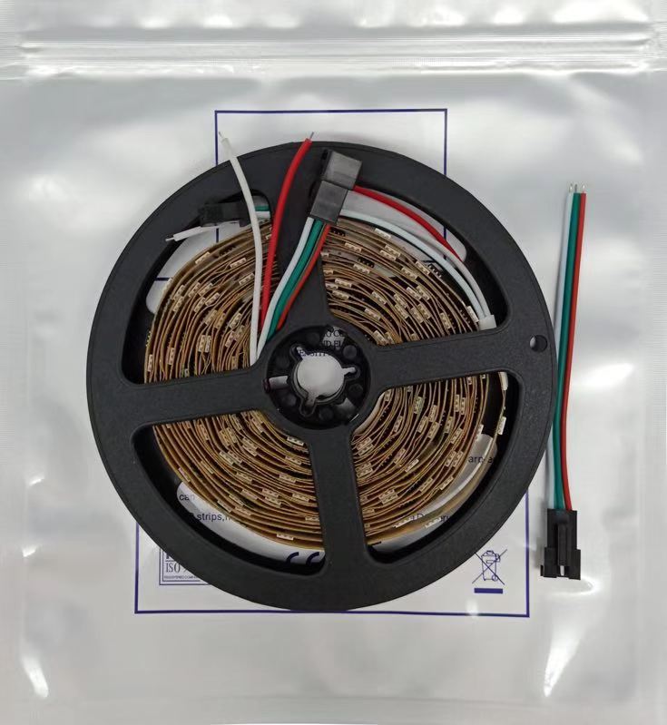 DC12V WS2811 Addressable RGB LED Strip Programmable Pixel LED 5050 30leds 60leds/M IP20 IP65 IP67 Black White PCB