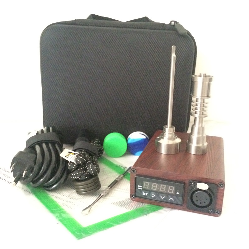 quartz Enail kit electric dab nail portable dabber rig Titanium E Nail dabbing wax vaporizer PID digital box for glass water bong
quartz Enail kit electric dab nail portable dabber rig Titanium E Nail dabbing wax vaporizer PID digital box for glass water bong