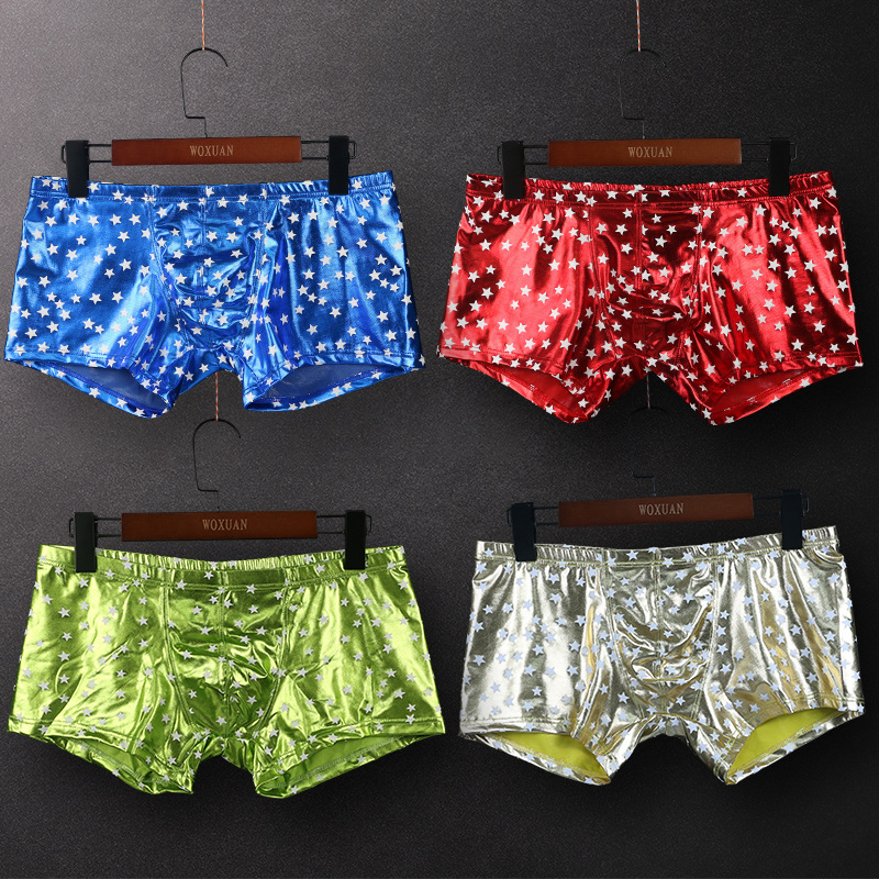 Popular men' hot stamping stars flat feet Boxer Shorts Fashion Mens Boxers Soft Underwear Bulge Pouch Underpants, Blue
Popular men' hot stamping stars flat feet Boxer Shorts Fashion Mens Boxers Soft Underwear Bulge Pouch Underpants, Blue