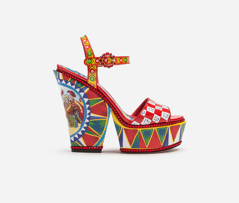 Luxury Women Colorful Printing High Heel Sandals Woman Patent Leather Platform Sandals Chunky Heel Ankle Strap Women's Summer Shoes
Luxury Women Colorful Printing High Heel Sandals Woman Patent Leather Platform Sandals Chunky Heel Ankle Strap Women's Summer Shoes