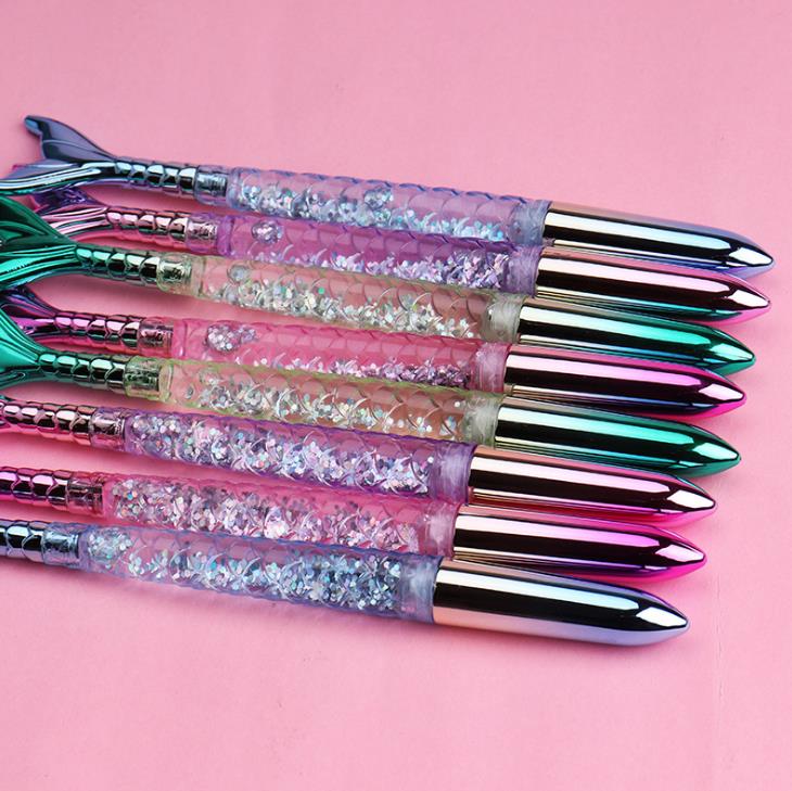 Mermaid Gel Pen Gift Stationery Cartoon Fish Rollerball Pens School Office Business Writing Supplies Students Prize Party Favor 0.5/1mm new