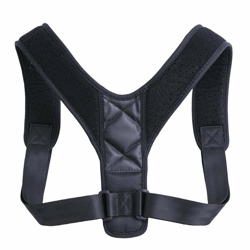 Back Posture Corrector Adjustable Clavicle Back Straight Shoulders Lumbar Brace Strap Correct Belt Posture Clavicle Support, Black
Back Posture Corrector Adjustable Clavicle Back Straight Shoulders Lumbar Brace Strap Correct Belt Posture Clavicle Support, Black