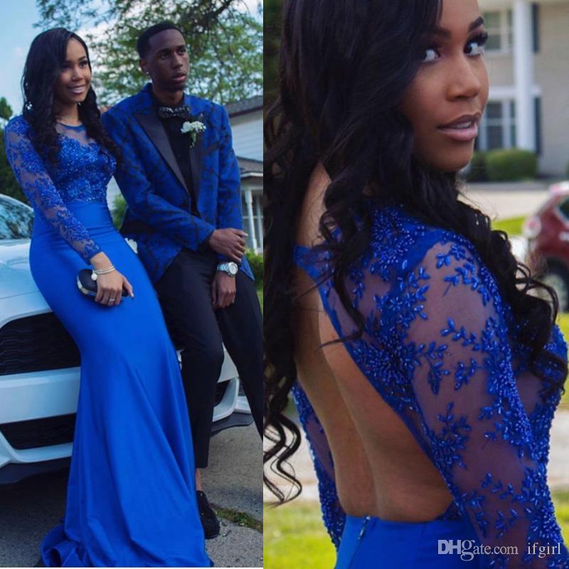 Sexy Mermaid Prom Dresses Long Sleeve Chiffon Sheer African Hollow Beads Black Girl Pageant Gowns Evening Special Occasion robe de soirée, Same as image
Sexy Mermaid Prom Dresses Long Sleeve Chiffon Sheer African Hollow Beads Black Girl Pageant Gowns Evening Special Occasion robe de soirée, Same as image