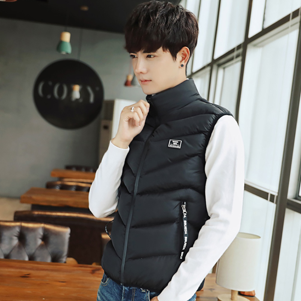Vest Men New Stylish 2019 Spring Autumn Warm Sleeveless Jacket Men Winter Waistcoat Men's Vest Casual Coats Mens Plus Size 5XL1