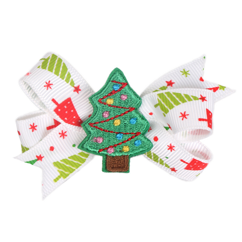 11 Styles Christmas Hair Accessory Baby Girl Sequin Hair Clips Elk Santa Claus Socks Barrettes Hairpin Hair Xmas Accessories M2785