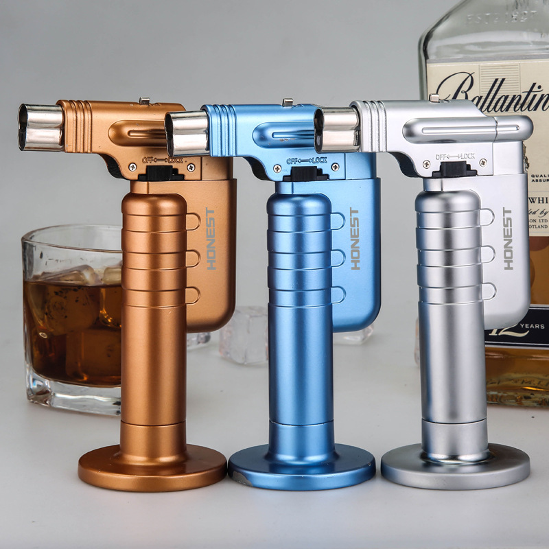 Honest Table Blow Torch Lighter Refillable Windproof Straight Flame Jet Gun Lighters with Fire Lock for Outdoor Cooking
Honest Table Blow Torch Lighter Refillable Windproof Straight Flame Jet Gun Lighters with Fire Lock for Outdoor Cooking