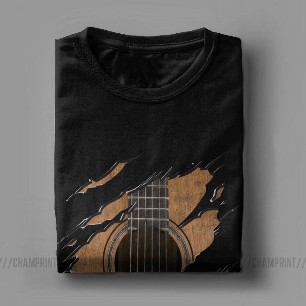 Men's T Shirts RIP Guitar Vintage Short Sleeve Music Razorback Tees Crew Neck Clothing Cotton Graphic T-Shirt Plus Size Tops CY200522