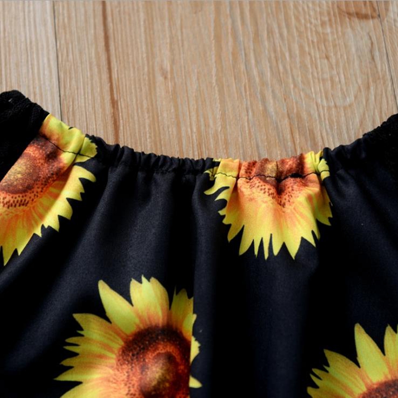 Baby Girl Clothes Floral Print Tops Shorts 2pcs Sets Summer Baby Girl Flare Sleeve Clothes Set Toddler Girl Boutique Outfits DW5175