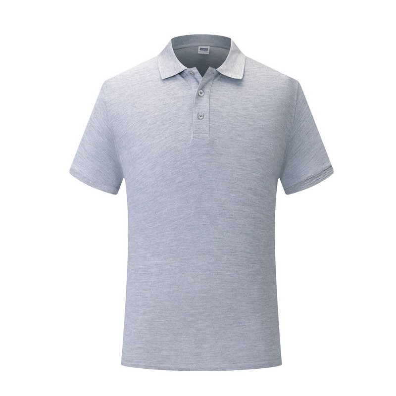 Unisex Teamwear Men's T-Shirts Casual Polo Tees Short Sleeve Women Slim Fit Solid Turn-down Collar Activities Blank Tees Group Plain Tee