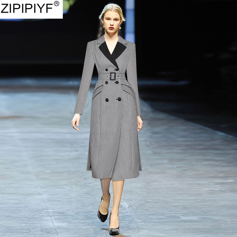 2020 Spring Autumn Runway Tweed wool coat women plaid Windbreaker casual Double-Breasted midi long plaid trench coat, Gray
2020 Spring Autumn Runway Tweed wool coat women plaid Windbreaker casual Double-Breasted midi long plaid trench coat, Gray
