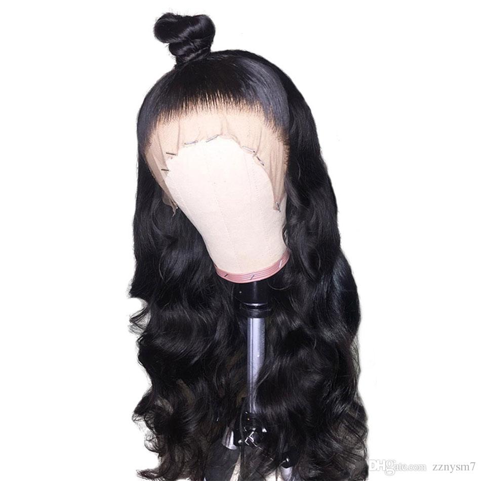 Brazilian Body Wave Wigs Pre Plucked Full Lace Frontal Wig Remy Hair Wig 180 13x4 Lace Frontal Human Hair Wig Black Women AA95
