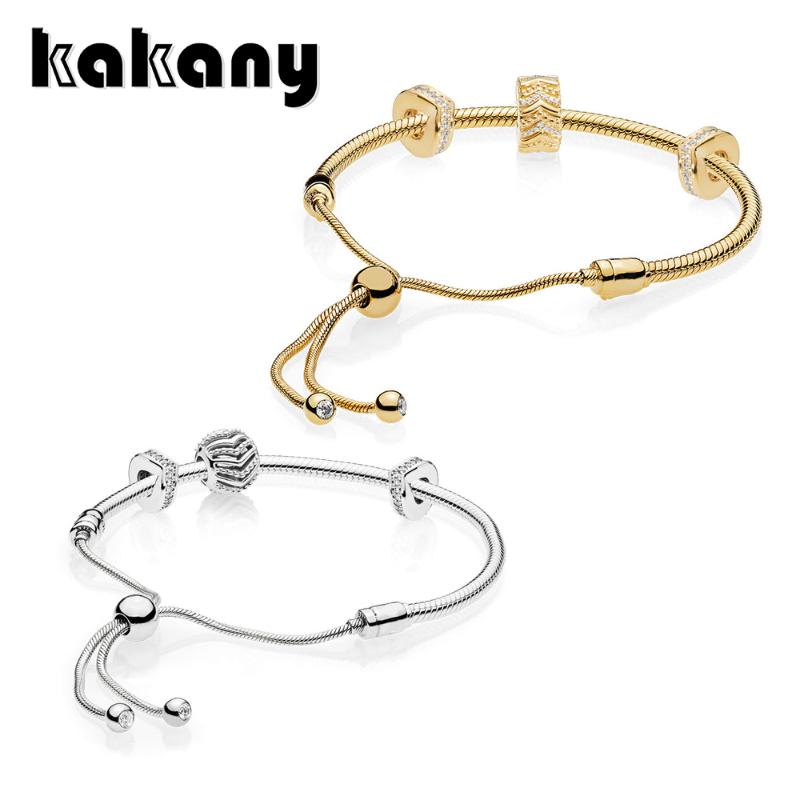Other Bracelets Kakany Authentic Classic Elegant Glossy Charm Zircon Beaded Diy Bracelet Female 925 Sterling Silver Jewelry
Other Bracelets Kakany Authentic Classic Elegant Glossy Charm Zircon Beaded Diy Bracelet Female 925 Sterling Silver Jewelry