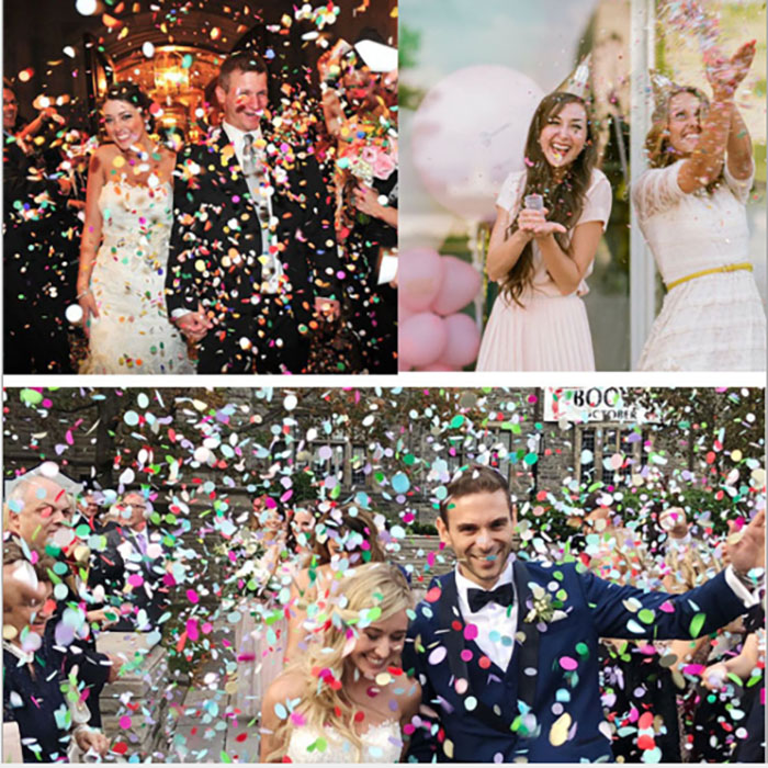 Manufacturing Tool Atmosphere Mini Round Confetti Dot Party Supplies WeddingHappy Birthday Push Confetti Confetti Pop Paper Flowe4741582