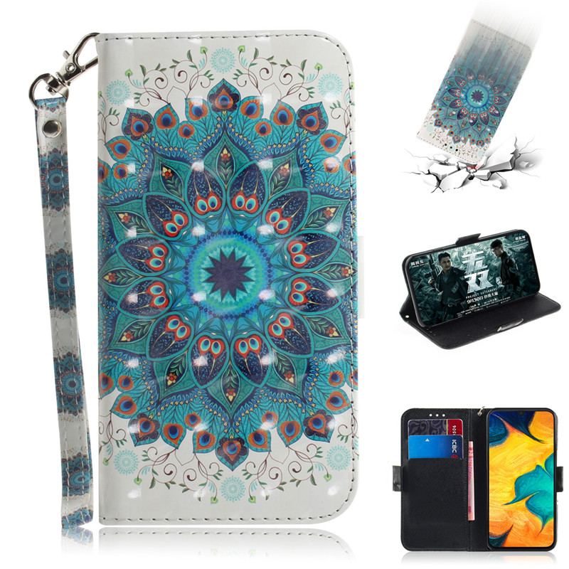 Flip Cover Wallet Stand For Samsung Galaxy A30 Case 3D Painting PU Leather Soft Silicon Covers Mobile Phone Bags, Color 3
Flip Cover Wallet Stand For Samsung Galaxy A30 Case 3D Painting PU Leather Soft Silicon Covers Mobile Phone Bags, Color 3