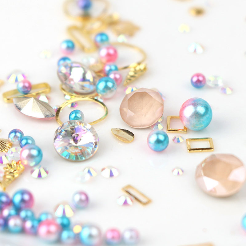 Nail Pearl Jewelry Navy Style Rivet Shell Nails Mixed Color Nail Rhinestones Metal Rivet Beads Studs 3D Art Decoration
Nail Pearl Jewelry Navy Style Rivet Shell Nails Mixed Color Nail Rhinestones Metal Rivet Beads Studs 3D Art Decoration