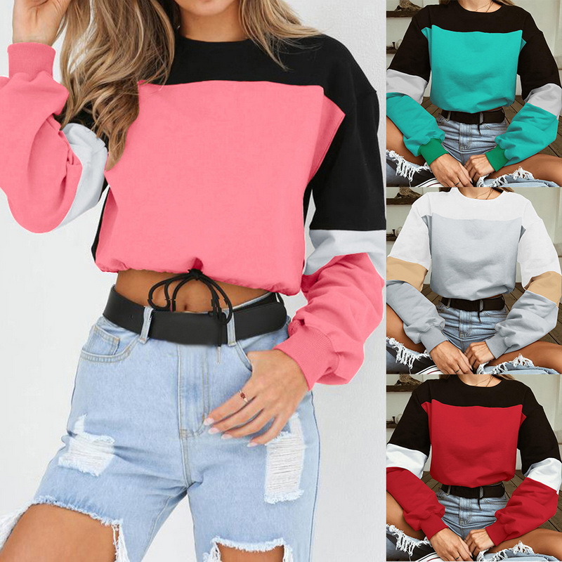 2020 New Women Autumn Christmas Casual Hoodies For Woman Sexy Harujuku Patchwork Fashionable Lace Up Loose Sweatshirt, Wine red 3
2020 New Women Autumn Christmas Casual Hoodies For Woman Sexy Harujuku Patchwork Fashionable Lace Up Loose Sweatshirt, Wine red 3