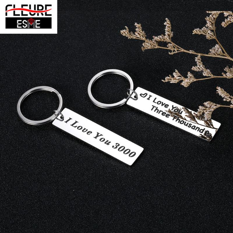 I Love You 3000 Keychain Stainless Steel Keyring for Boyfriend Husband Father Daughter Car Keychains Birthday Graudation Gift
I Love You 3000 Keychain Stainless Steel Keyring for Boyfriend Husband Father Daughter Car Keychains Birthday Graudation Gift