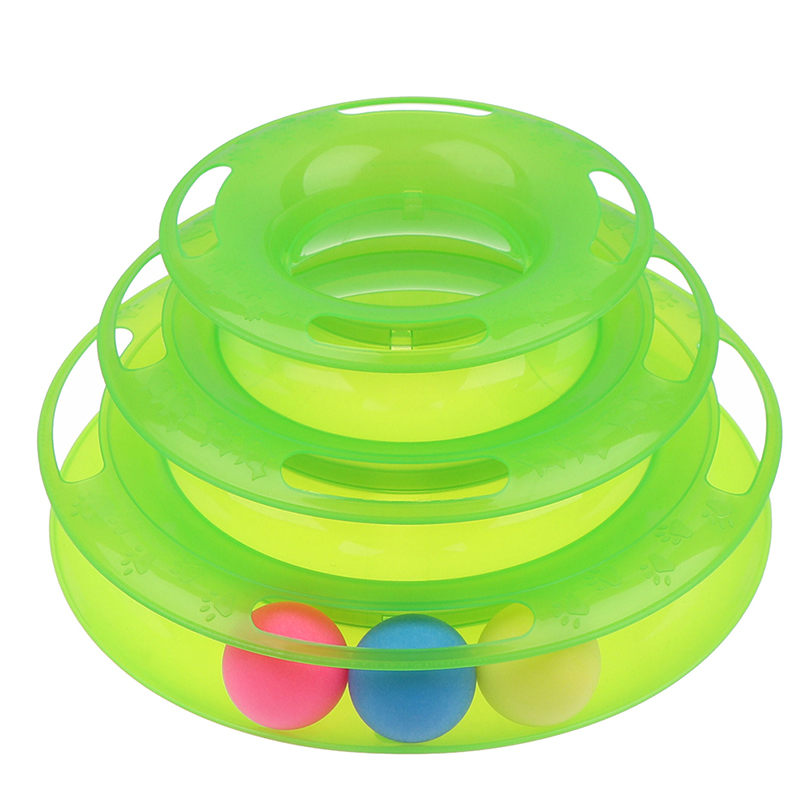 Cat Pet Interactive Toys Funny Track Cat Roller Toy 3 Layers Track Play Ball Crazy Ball Disk Interactive Toy For IQ Traning
Cat Pet Interactive Toys Funny Track Cat Roller Toy 3 Layers Track Play Ball Crazy Ball Disk Interactive Toy For IQ Traning