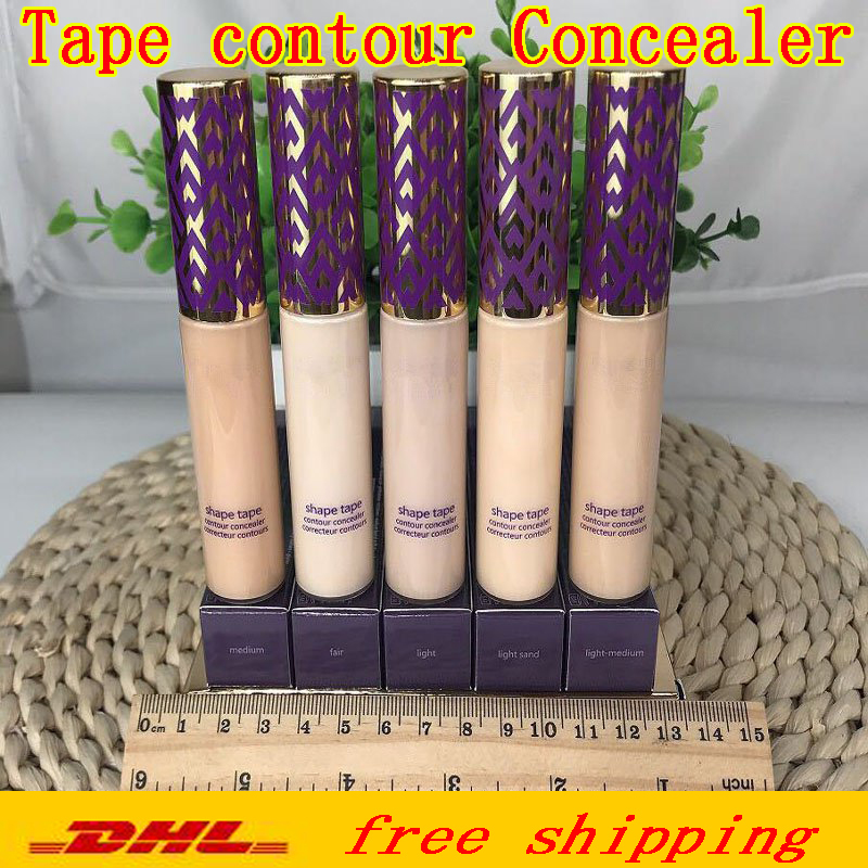 Top quality Shape Tape contour Concealer 5 colors Fair Light Light medium Light sand Medium 10ml liquid foundation concealer pencil cosmetic
Top quality Shape Tape contour Concealer 5 colors Fair Light Light medium Light sand Medium 10ml liquid foundation concealer pencil cosmetic