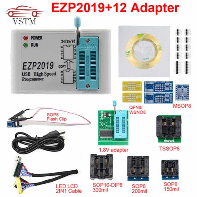 2020 Newest EZP2020 High-Speed USB SPI Programmer+12 Adapters Support 24 25 93 EEPROM 25 Flash Bios Chip
2020 Newest EZP2020 High-Speed USB SPI Programmer+12 Adapters Support 24 25 93 EEPROM 25 Flash Bios Chip