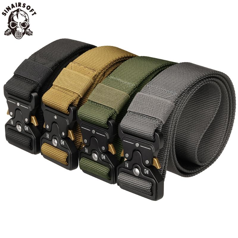Tactical Belt Nylon Army Belt Outdoor Metal Buckle Heavy Duty Training Hunting 125cm 3.8cm Wide, Fg1
Tactical Belt Nylon Army Belt Outdoor Metal Buckle Heavy Duty Training Hunting 125cm 3.8cm Wide, Fg1