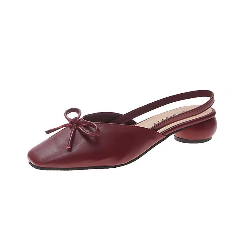 Chinese 2020 New Retro square head bow thick single shoes net red summer one word red women's sandals, Same picture
Chinese 2020 New Retro square head bow thick single shoes net red summer one word red women's sandals, Same picture