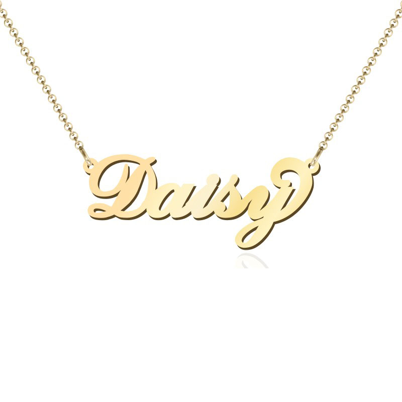 Customize Name Necklace Women Personalized Custom Namenecklaces Gold Silver Color Pendant Chock Necklace Brass
Customize Name Necklace Women Personalized Custom Namenecklaces Gold Silver Color Pendant Chock Necklace Brass