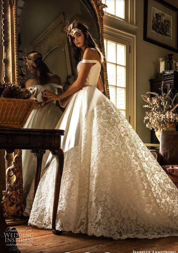 2019 Isabelle Armstrong Beaded Wedding Dresses Off The Shoulder A Line Lace Appliqued Luxury Bridal Gowns Sweep Train Country Wedding Dress, Custom made from color chart
2019 Isabelle Armstrong Beaded Wedding Dresses Off The Shoulder A Line Lace Appliqued Luxury Bridal Gowns Sweep Train Country Wedding Dress, Custom made from color chart