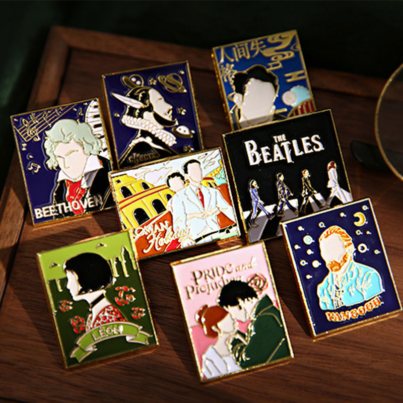 Pins, Brooches HUANZHI 2021 Film Classic Character Abstract Dripping Glaze Gogh Art Metal Brooch For Women Man Coat Accessories Jewelry
Pins, Brooches HUANZHI 2021 Film Classic Character Abstract Dripping Glaze Gogh Art Metal Brooch For Women Man Coat Accessories Jewelry