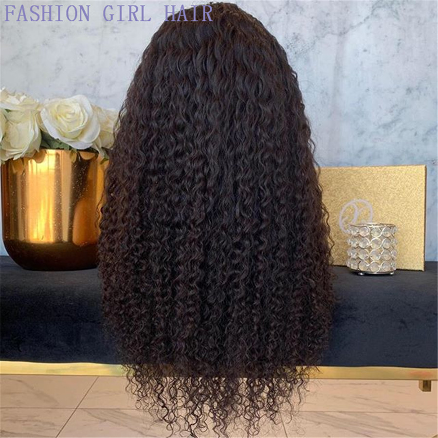 360 Lace Frontal Wig Pre Plucked With Baby Hair Brazilian Kinky Curly Lace Front Wigs black/brown /blonde synthetic hair wig for black women