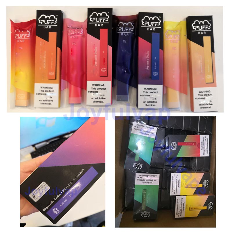 Puff Bar Vape 13 Color Disposable Vape Pen 280mah Battery 1.3ML Nic-salt Vape Cartridge Pod Wholesale from Factory
Puff Bar Vape 13 Color Disposable Vape Pen 280mah Battery 1.3ML Nic-salt Vape Cartridge Pod Wholesale from Factory