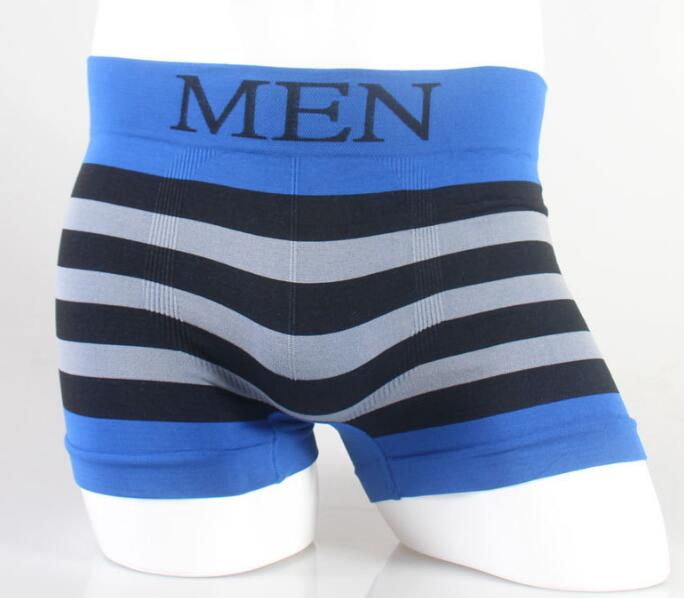 new Seamless elastic mid-rise men's boxer breathable nylon four-corner men's underwear wholesale 3pece/lot, Blue
new Seamless elastic mid-rise men's boxer breathable nylon four-corner men's underwear wholesale 3pece/lot, Blue