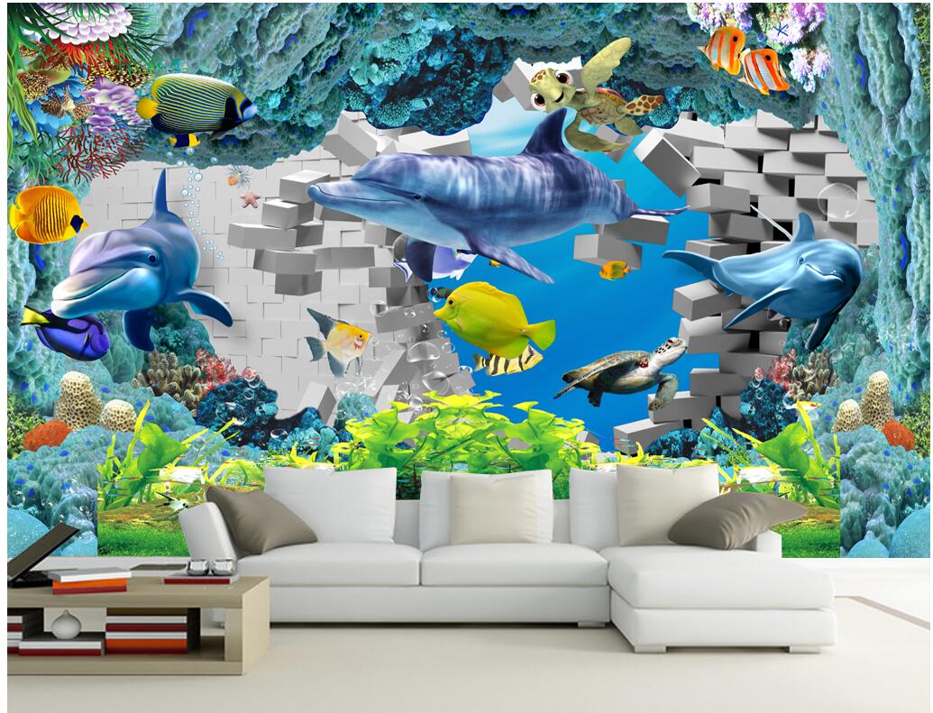 WDBH 3d photo wallpaper custom mural Brick wall dolphin dream underwater world living room home decor 3d wall murals wallpaper for walls 3 d, Non-woven
WDBH 3d photo wallpaper custom mural Brick wall dolphin dream underwater world living room home decor 3d wall murals wallpaper for walls 3 d, Non-woven