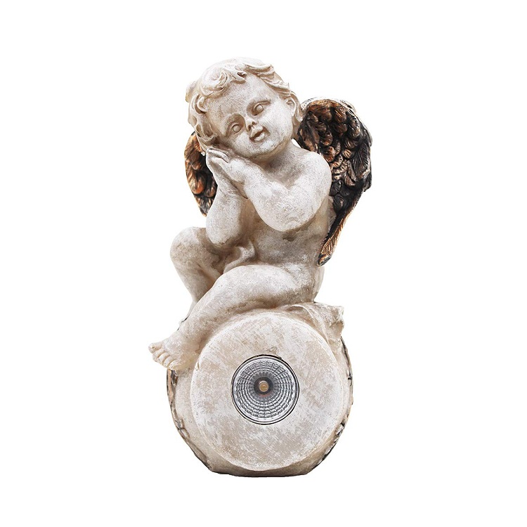 Solar Garden Statue Light Sleeping Angel Cupid Figurine Lights LED Glowing Solar Landscape Lighting Spotlight for Resin Stone Patio Yard
Solar Garden Statue Light Sleeping Angel Cupid Figurine Lights LED Glowing Solar Landscape Lighting Spotlight for Resin Stone Patio Yard